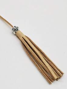 Bohemian Style Khaki Color Tassel Belt For Women Summer, School Fall, Autumn, Halloween - Khaki - View 4