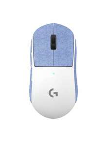 1 Stück GPW Anti-Rutsch Aufkleber, Aufkleber für Mäuse der ersten und zweiten Generation GPW, Schneeflocken Muster E-Sport Wireless Maus Aufkleber, glatte und abriebfeste Aufkleber, Maus Aufkleber mit voller Abdeckung - Pink, Blau und Weiß