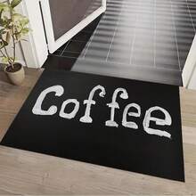 1pc Crystal Velvet Kitchen Rug, Modern Simple Non-Slip Washable Decorative Entrance Mat