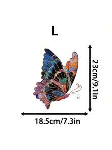 1 pièce/2 pièces/3 pièces Conception de papillon brodée vibrante, écussons en plastique durable à repasser, convient pour les Sweat-shirt à capuche, t-shirts, sweats, jeans, sacs à dos, sacs fourre-tout, taies d'oreiller et casquettes de baseball vintage. Autocollants en plastique lavables et durables pour l'artisanat et la décoration - faciles à repasser, cadeau parfait pour les artisans et les passionnés de DIY