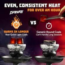 Hookah Charcoal Cubes 26mm 64 Pieces Flavorless Coconut Charcoal Briquettes Long Burn Time Low Ash And No Smell Premium Shisha Narguile Hookah Coals