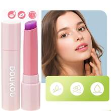 DOU KOU Plumping Gloss Stick, Smudge Proof Colored Lipsticks, Temperature Change Moisturizer Lip Stain, Hydration, Long Lasting Nutritious, Balms That Nourish, Lip Balm Magic Color Change Lip Gloss