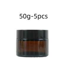 1 个 5g/20g/30g/50g 空棕色玻璃罐，带内衬和黑色盖子，1 盎司面霜、保湿霜、眼霜、乳液、化妆品包装瓶、家居生活、储物容器、收纳瓶、罐子、分隔瓶和罐子、旅行必备品、学校必备品 - 黑色 - 查看 12