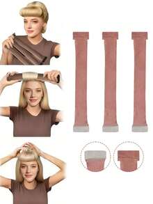 3 Peças Rolos Jumbo Sem Calor para Enrolar o Cabelo durante a Noite, Rolos Jumbo Flexíveis de Veludo para Cachos Sem Calor para Dormir, Varas Sem Calor Envoltas em Flanela Macia para Todos os Tipos de Cabelo, Ferramentas de Penteado para Cachos Durante a Noite (3 Varas), Kit de Penteado, Kit de Ferramentas para Cabelo, Ferramentas de Penteado