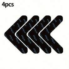 2/4/8pcs L-Type Anti Slip Carpet Stickers And Adhesives, Suitable For Living Room, Dining Room, Bathroom Tile And Wooden Floor Areas, Prevent Movement And Sliding, Ensure The Mat Is Flat And Fixed, Innovative Project, Shelf Liners