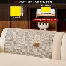 1 Tấm đệm ghế sofa thân thiện với thú cưng, thoáng khí, giống vải lanh, có nhãn chữ MD - Vỏ bọc ghế sofa hiện đại tối giản, chống trượt và có thể giặt bằng máy, dành cho ghế sofa mô-đun 1-4 chỗ ngồi, lý tưởng cho phòng khách, phòng ngủ, văn phòng, trang trí nhà cửa - Nhiều màu - Xem 28