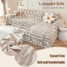 Funda Reversible Chenille Mejorada,Ultra Suave Funda de Sofá Chenille de Doble Cara, Washable Anti-Slip Multifuncional Sofa,Funda Sofá Perro Acolchada,All Seasons. (Cerceta, 180*230cm/70.8*90.pulgadas) - Negro - Ver 6