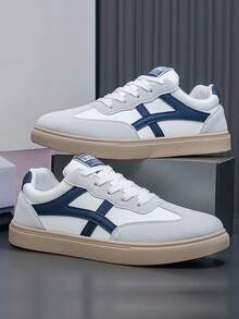 男士休闲滑板鞋，适合日常通勤、户外运动，经典运动鞋