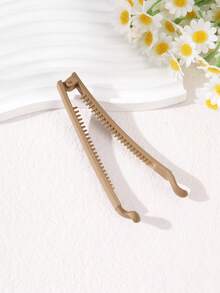 2/4 piezas Clip de banana mate vertical, clip para coleta alta, pasador para cabello fino, sujetador de coleta, accesorios para el cabello, pinzas de garra, pasadores de cabello