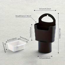 Portable 7.09-Inch X 4.13-Inch Versatile Potato And Sauce Rack With Convenient Sauce Container - Ideal For All Seasons, Perfect For Car Cup Holders, Outdoor Picnics, And Family Gatherings - Durable Plastic Design For Long-Lasting Use, Effortlessly Organize Your Snacks And Sauces, Enhance Your Dining Experience With This Must-Have Food Rack, Perfect For Road Trips, BBQs, And Everyday Meals, Elevate Your Food Presentation And Enjoyment With This Functional Kitchen Accessory. - Multicolor - View 4