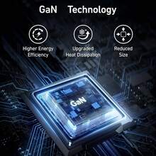 65W GaN USB-C Charger, Fast Compact Charging Adapter Compatible With Pro, HP Spectre, Perfect Gift For Thanksgiving, Halloween, Also Suitable For Galaxy S25/S24/S23/S22, 17/16/15/14/13/12/11, Supports Fast Charging - EU C Type Plug(220-240V) - View 6