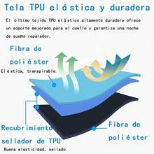 Azuldimen Almohadas inflables ultraligeras para Acampar: Almohada ergonómica comprimible para Soporte Lumbar y para el Cuello Mientras acampa, Hace mochileros, Caminatas (Azul) - Azul - Ver 12