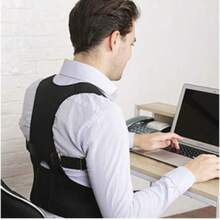 Colete Postural Cinta Para Coluna Corrigir Postura Protetor Lombar Corretor Postural