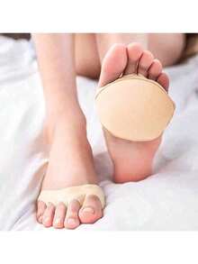 Foot Protector Insole Cushion Soft Comfort Feet For High Heels TipToe Relief Pair - Màu be - Xem 5