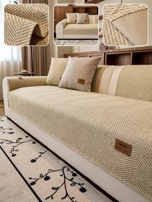 1 Tấm đệm ghế sofa thân thiện với thú cưng, thoáng khí, giống vải lanh, có nhãn chữ MD - Vỏ bọc ghế sofa hiện đại tối giản, chống trượt và có thể giặt bằng máy, dành cho ghế sofa mô-đun 1-4 chỗ ngồi, lý tưởng cho phòng khách, phòng ngủ, văn phòng, trang trí nhà cửa - Nhiều màu - Xem 13