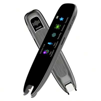 International Version Of The Intelligent Scanning Translation Pen, Multilingual Reading Pen Electronic Dictionary, System Language Supports 11 Language Settings, High-Definition Large Screen, Dual Microphone Noise Reduction, High-Speed Translation Can Freely Scan Various Materials, High-Precision Professional Intelligent Translation