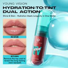 YOUNG VISION 1pc Avocado Cooling Lip Gloss, Moisturizing Lip Tint, Lightweight & Non-Sticky Lip Makeup, Lip Care