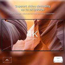 TUOGTCI Mini TV Box, Allwinner H313 TX1 Android 10 Smart TV Box - Reproductor multimedia 4K Ultra HD con CPU H313 de cuatro núcleos, Wi-Fi 2.4G y Ethernet, control parental, control remoto y fuente de alimentación, diseño compacto para mini TV, Smart TV doméstico, dispositivo de transmisión de video, componentes de alta calidad