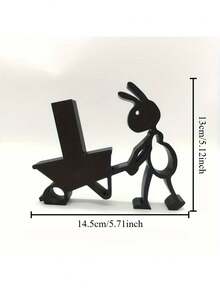 1pc 3D Printing Ant Paper Towel Holder Statues - Cute Insect Sculpture With 2 Styles (Cart & Fork-Carrying) For Kitchen, Dining Table Decoration - Functional Bug Accessories - Perfect Quirky Gift For Insect Lovers & Kitchen Decor Enthusiasts