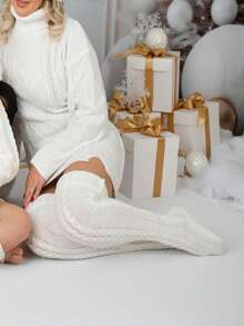 Women's Thigh High Socks, Over-The-Knee Socks, Ladies' Long Socks, Warm And Comfortable For Winter