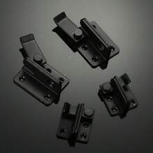 Cerrojo de de acero inoxidable resistente - Cerradura de puerta de de doble cara para graneros, jaulas de mascotas y puertas resistentes al fuego - Apto para mano izquierda y derecha, 1 pieza