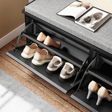 SoBuy Shoe Bench FSR98-XL-W - Black - View 6