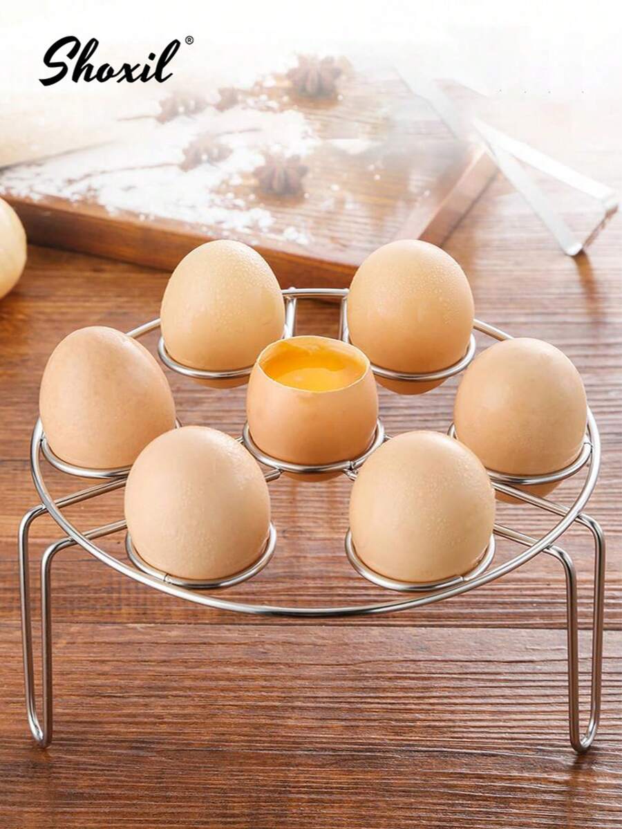 304 Stainless Steel Steamer Rack, Multi - Functional Home Stand, Egg Steamer Rack, Heat - Insulating Rack For Steaming Rice, Durable & Easy To Clean