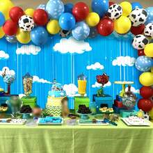 Đồ chơi hoạt hình lấy cảm hứng từ câu chuyện trang trí tiệc sinh nhật, gói 1/2/4 đạo cụ chụp ảnh tiệc câu chuyện hoạt hình, tua rua mây trắng bầu trời xanh, tua rua chụp ảnh câu chuyện hoạt hình, phông nền tiệc câu chuyện hoạt hình - Nhiều màu - Xem 11