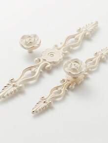 1 pezzo Pomello per mobile/cassetto in stile europeo moderno e semplice, bianco avorio, accessorio per mobili