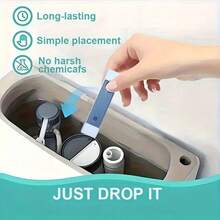 2pcs/1pc Magnetic Toilet Cleaning Rod, Bathroom And Dorm Toilet Persistent Stain Removal Tool, Magnetic Cleaning Rod, Stubborn Stains Easy To Use Household Cleaner, Toilet Cleaning Rod, Sink Tool Magnetic Stain Removal Cleaning, Suitable For Home, School, Hotel And Apartment, Durable Metal Construction, No Battery Required, Essential For Bathroom Cleaning, Modern Toilet Accessory