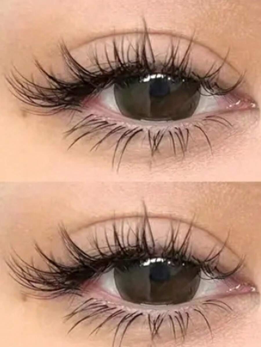 10 Pairs Of False Eyelashes Natural Slender Soft And Fashionable Transparent Band Crossed Eyelashes For Daily Dating And Festival Eyelashes - lông mi mềm mại - Xem 1