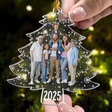 Custom Photo On Christmas Tree - Personalized Acrylic Photo Ornament Christmas Kids' Room Decoration - Multicolor - View 2