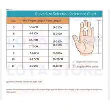 1 Pair Soccer Goalkeeper Gloves, Non-Slip Breathable Training Goalkeeper Gloves, Soft