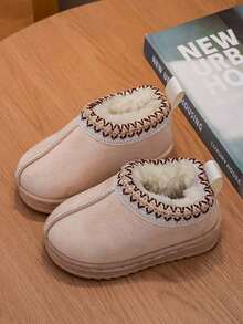 1 Pair Fashion Autumn/Winter New Girls Snow Boots, Soft & Comfortable Student Boots. Toddler/Little Kids Short Boots, Boys Outdoor Activity Boots