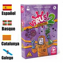 Trò chơi cờ bàn Virus mới 1 2 năm 2025, Trò chơi bài vui nhộn dễ lây lan, Phiên bản tiếng Tây Ban Nha và tiếng Anh, Trò chơi tiệc tùng cho lễ Halloween, Bộ bài trò chơi gia đình vui nhộn, Quà tặng sinh nhật, Quà tặng Giáng sinh, Quà tặng, Quà tặng hoàn hảo, Quà tặng - Nhiều màu - Xem 8