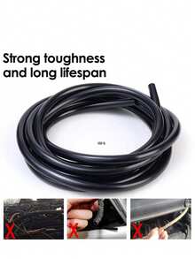 1 Set Universal Style Car Windshield Wiper Nozzle 39.37 Inch Hose 6 Connectors 4 Double Hole Water Spray Nozzles