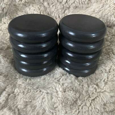 4/6 件套大型热石按摩套装：专业必备热疗设备，用于放松和缓解疼痛 - 无需电源，无需电池