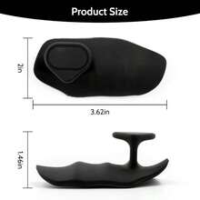 Gym Grips Weight Lifting Grips, Ergonomics Workout Rubber Fingerless Anti-Slip Rypt Grip Hand Protector Gloves For Exercise, Weight Lifting, Dumbbell - 黑色 - 查看 8