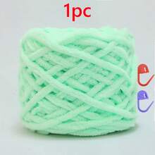 1pc 100g/1pc Chunky Knitting Yarn Set, Single Ply Soft & Skin-Friendly Autumn/Winter Yarn, Suitable For DIY Knitting Scarves, Bags, Slippers, Dolls, Blankets, Cushions - Multicolor - View 44