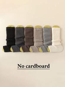 1 Pair Vertical Striped Knit Leg Warmers, Personalized Subculture Y2K Style