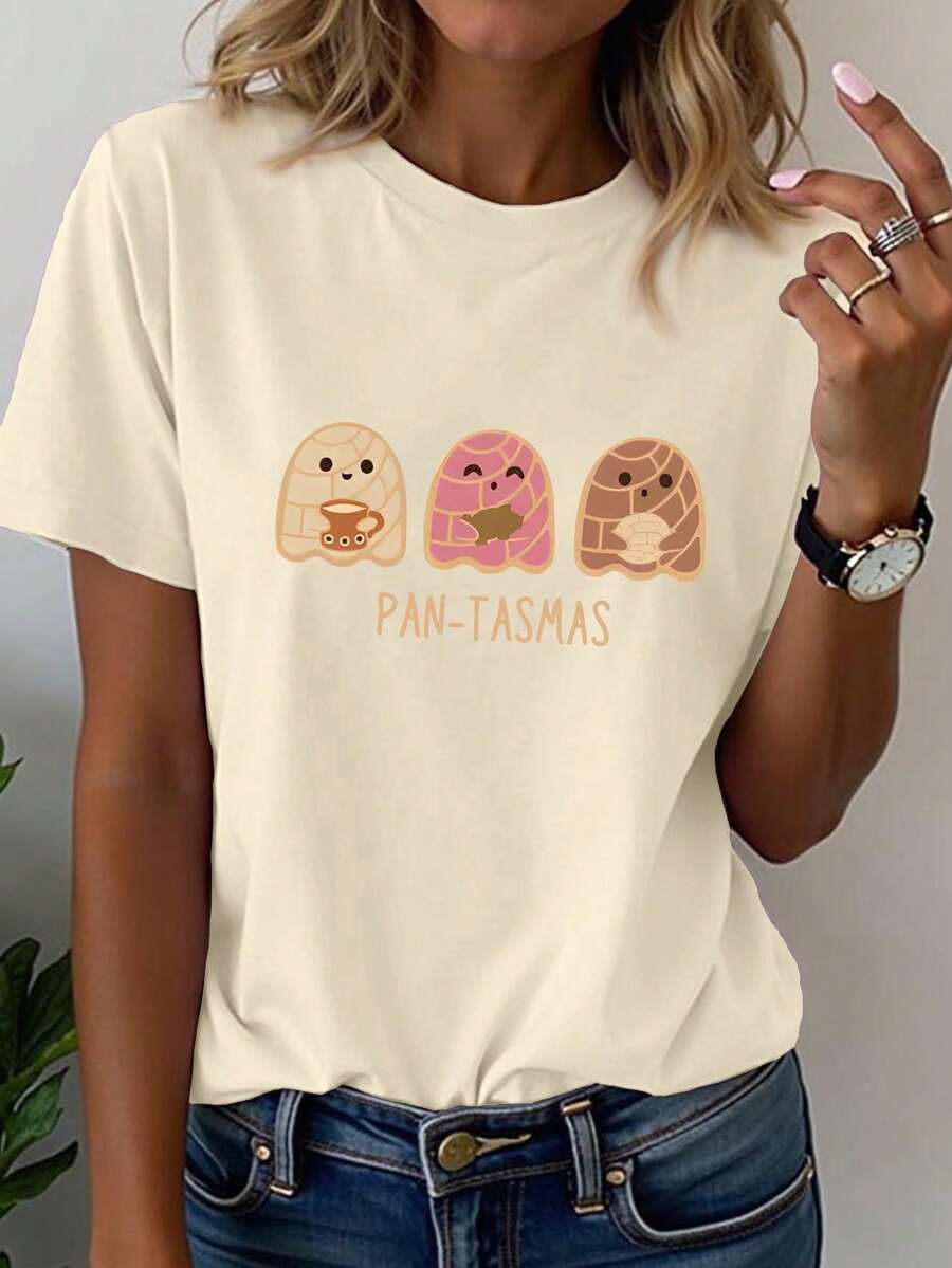 Women T-Shirts - Beige - View 1