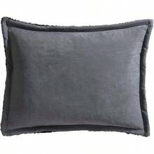 Twin Comforter Set, Microsuede Bedding With Soft Plush Faux Shearling Reverse, 2 Piece Bed Set With Matching Pillowcase (Cabin Plaid), Luxury Cozy Bed Linens - Grey - View 2