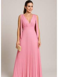 Women Dresses - Baby Pink - View 1