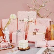 Rolă de hârtie de împachetat, hârtie de împachetat pentru nuntă, hârtie de împachetat kraft mată cu fulgi de folie argintie și aurie, perfectă pentru nunți, sezonul absolvirilor, zile de naștere, buchete DIY, hârtie de împachetat cadouri de Crăciun cu textură metalică, umplutură pentru cutii de cadouri, hârtie decorativă DIY cu elemente de Crăciun pentru accesorii, model de culoare solidă, hârtie de împachetat mată, decorațiuni de Halloween și Ziua Recunoștinței, toamnă, iarnă (auriu negru)