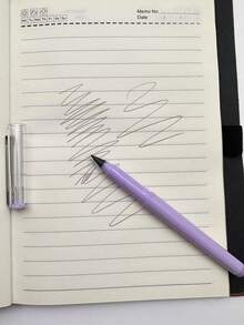 قلم رصاص قابل للمسح لا نهائي 1/2 قطعة، قلم رصاص أبدي للكتابة HB بدون حاجة لشحذ، قرطاسية كاواييي جميلة، لوازم مدرسية