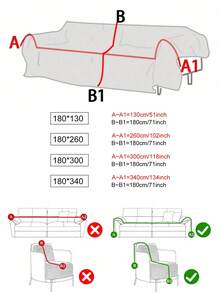 1pc Waterproof Sofa Blanket, Anti-Stain & Anti-Slip Furniture Protector For Sofa, Suitable For Bedroom Living Room Home Decor, Sofa Cover Blanket