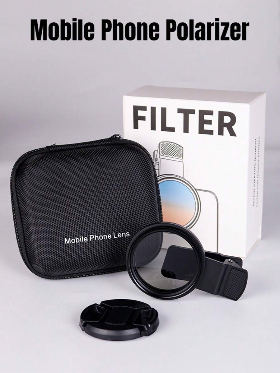 Tattoo Artist CPL Phone Lens Filter Clip On Anti Glare Polarized Filter For Tattoo Work Photography Smartphone Camera Accessory - Multicolor - View 1