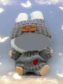 1PC The First And Second Generation Labubus Suit Pendant Doll Youth Campus Wind Uniform Clothes - Multicolor - View 1