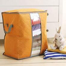 Paquete 6 Bolsas Caja De Almacenamiento Plegable Ropa Organizador Ropa de Cama, Toallas, Mantas Armario Closet Hogar Mudanza (6 Piezas) - 3 Piezas - Ver 7