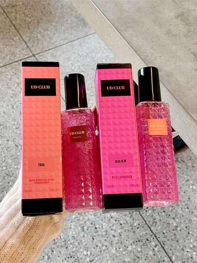 1pc 100ml Vanilla Cream Scented Room & Linen Spray, Long Lasting Fragrance, Fresh Air Freshener, Suitable For Home, Friends, Valentine's Day Gifts, Romantic Weddings And Households.